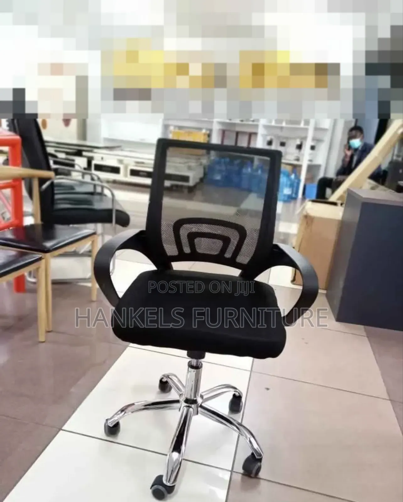 Comfortable Low-Back Office Chair for Long Working Hours