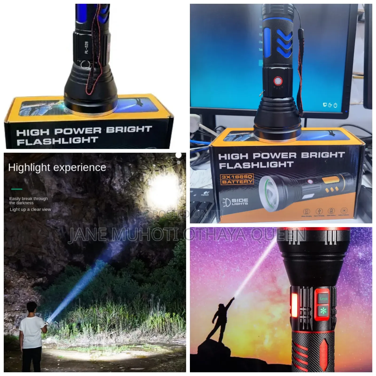 *Super Bright High Power Flashlight