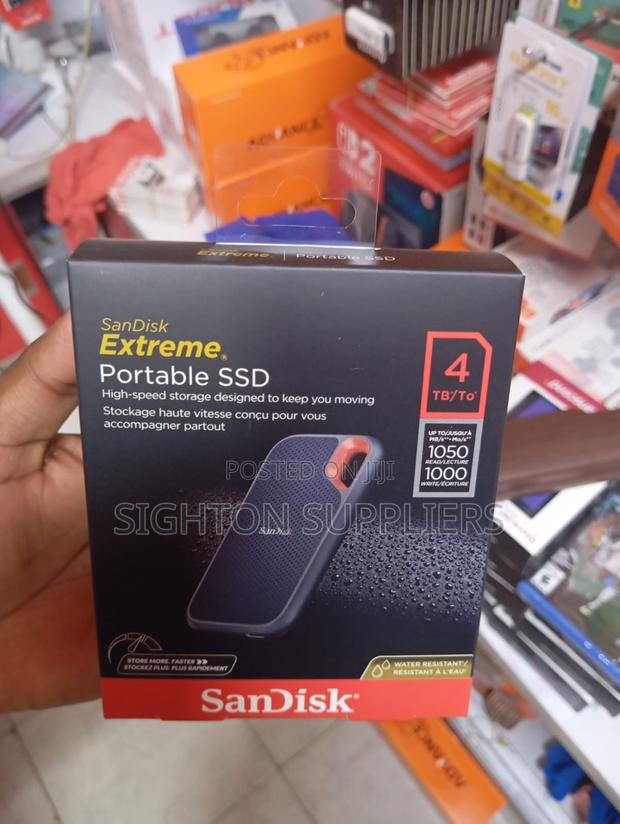 Sandisk E61 4tb Extreme Portable External SSD - main view