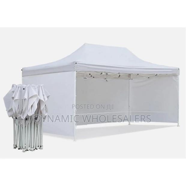 2 by 3 M White Pop-Up Canopy Tent - main view