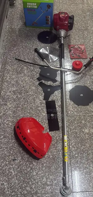 Bosch 4-Stroke Brush Cutter Machine With Multiple Attachments.