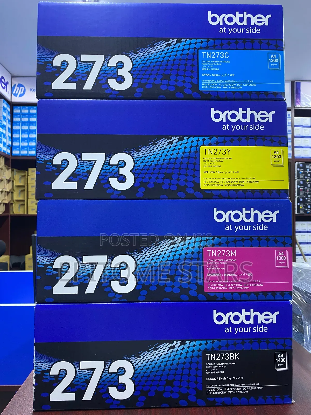 Brother Hl-l3230cdw Toner Tn273 Yield Upto 1,400 Pages