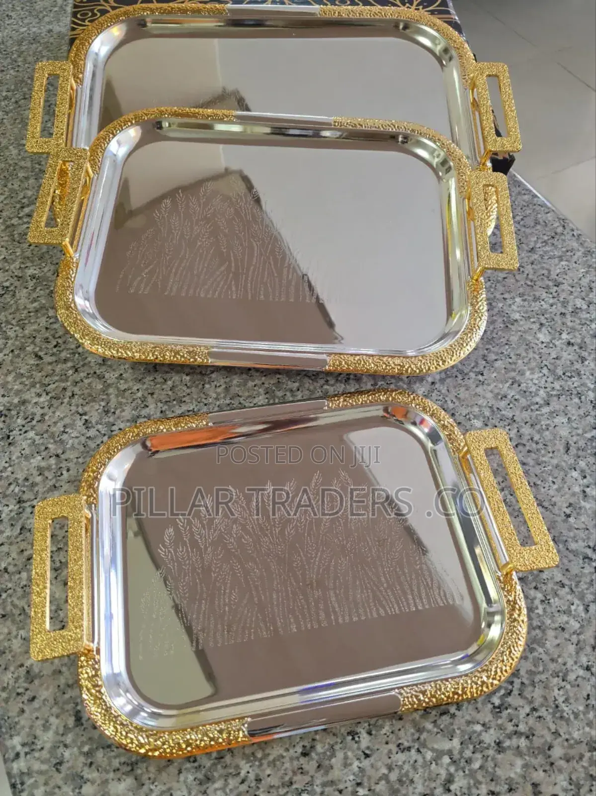 Elegant Serving Tray Set