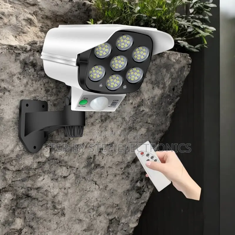 77 Super Bright Leds Dummy Fake CCTV Camera Solar Light