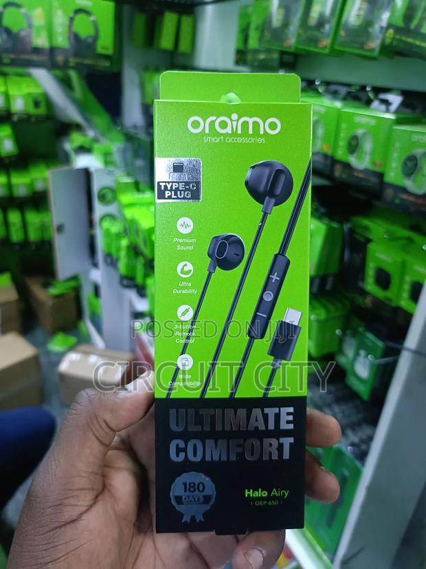 Oraimo Type C Earphones for Sell