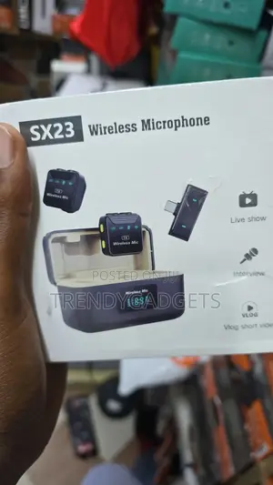 Sx23 Dual Wireless Microphone for Phone Camera Live Streaming
