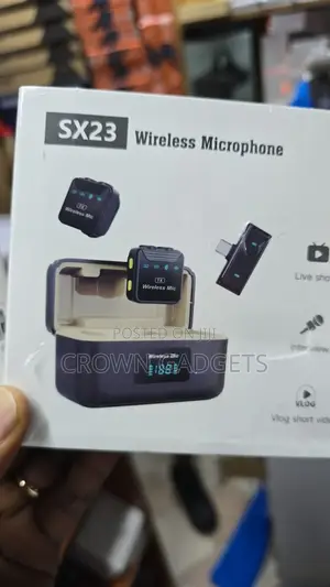 Sx23 Dual Wireless Microphone for Phone Camera Live Streaming