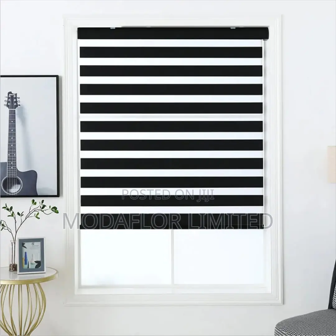 Zebra Window Blinds With Adjustable Light Control