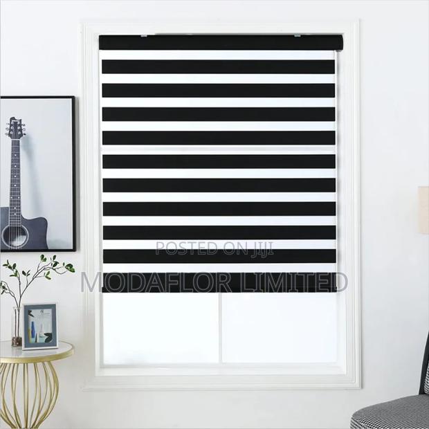 Zebra Window Blinds With Adjustable Light Control
