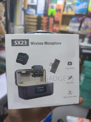 Sx23 Dual Clip-on Wireless Microphone for Vlogging Interviews