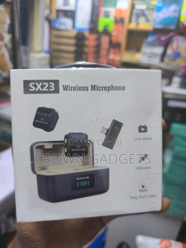Sx23 Dual Clip-on Wireless Microphone for Vlogging Interviews - thumbnail 2