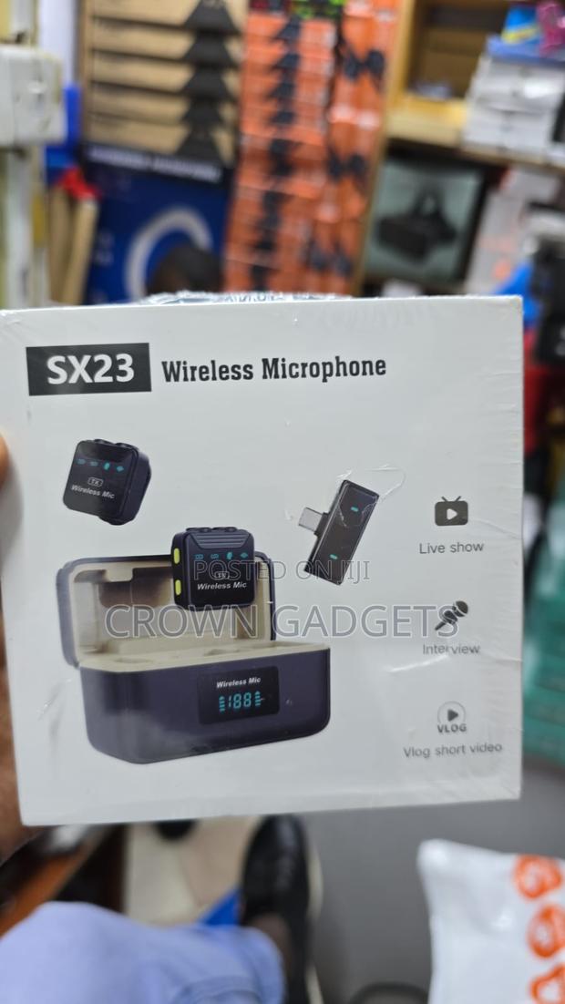 Sx23 Noise Cancelling Wireless Mic for iPhone Android Camera - main view