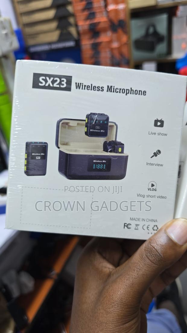 Sx23 Portable Dual Wireless Microphone for Live Video Recording - main view