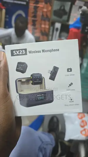 Sx23 Portable Dual Wireless Microphone for Live Video Recording