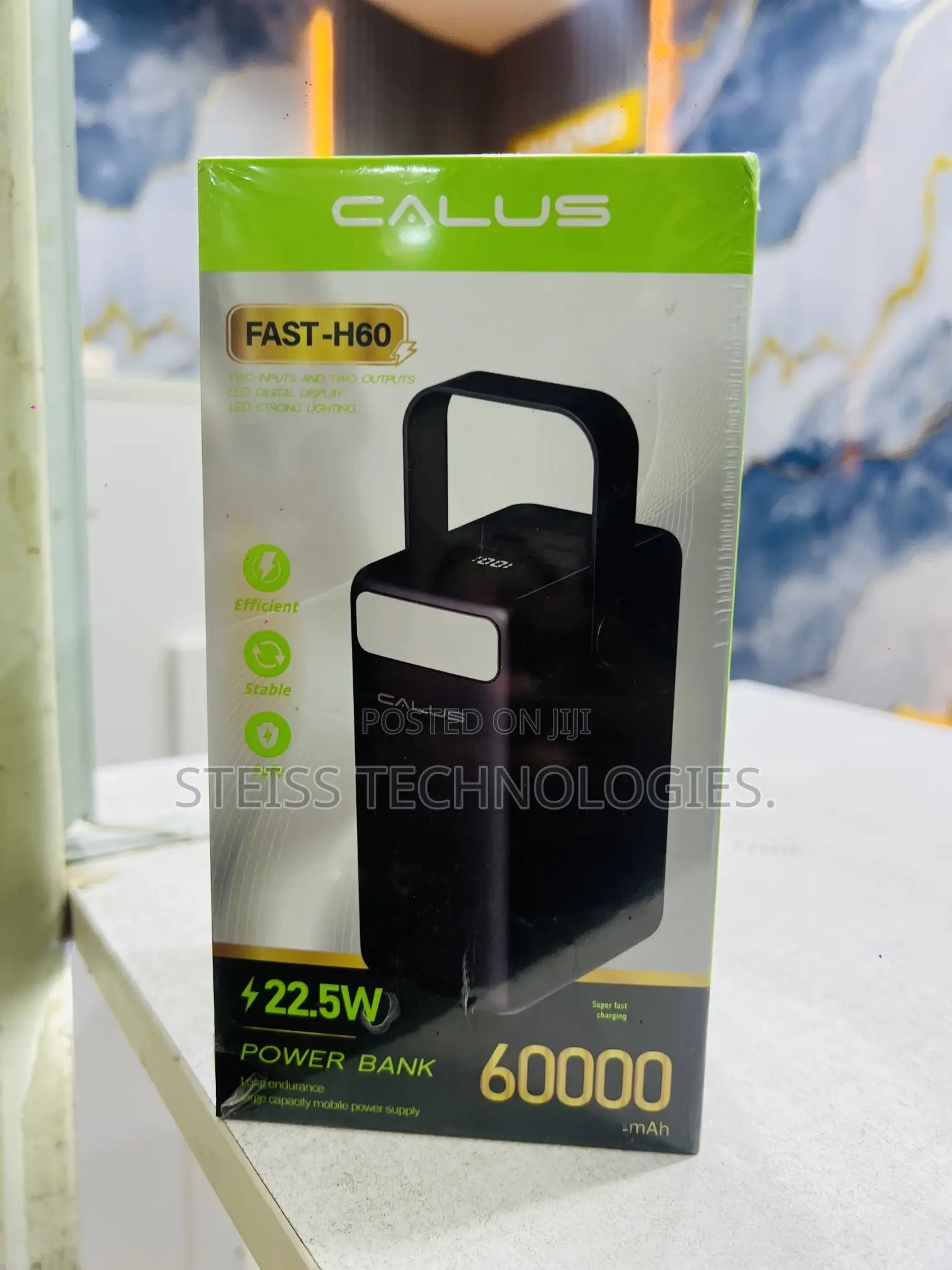 60000mah Calus Powerbank With Torch