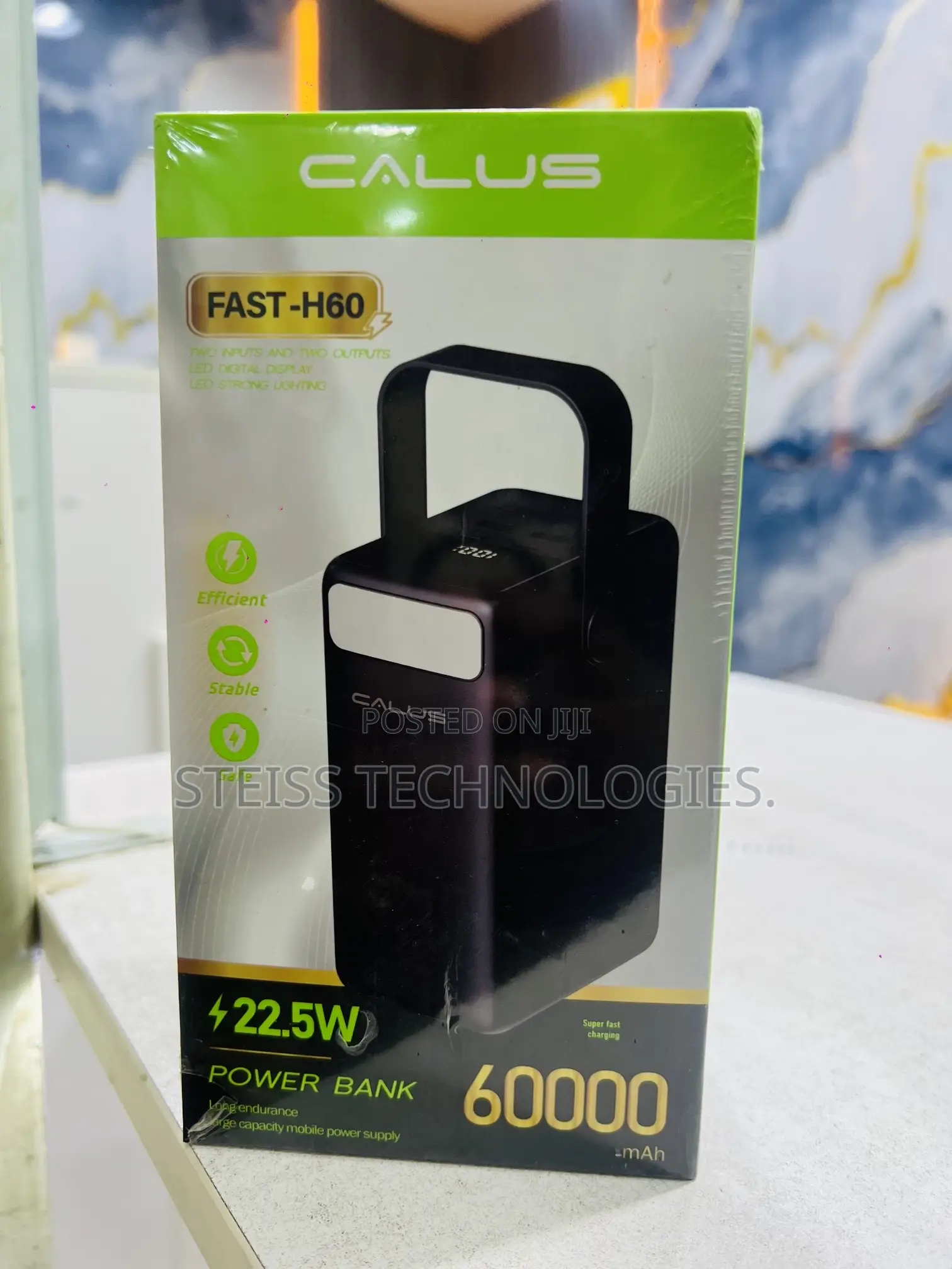 60000mah Calus Powerbank With Torch
