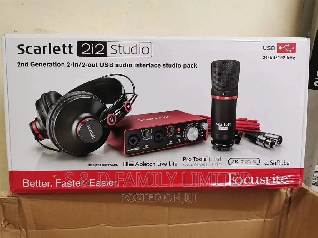 Focusrite Scarlett 2i2 Studio 2nd Generation