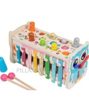 Wooden Ball Pounding Toy Set