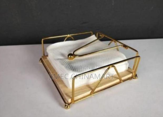 Gold Tissue Box