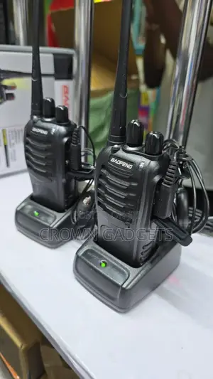 Compact Bf-888s Uhf Radio With Rechargeable 1500mah Battery
