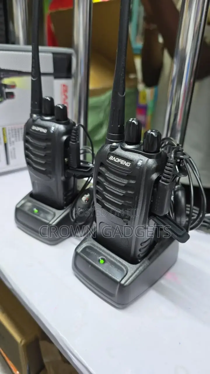 Compact Bf-888s Uhf Radio With Rechargeable 1500mah Battery