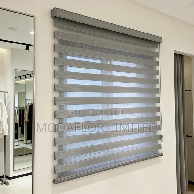 Stylish Day and Night Zebra Window Blinds - main view