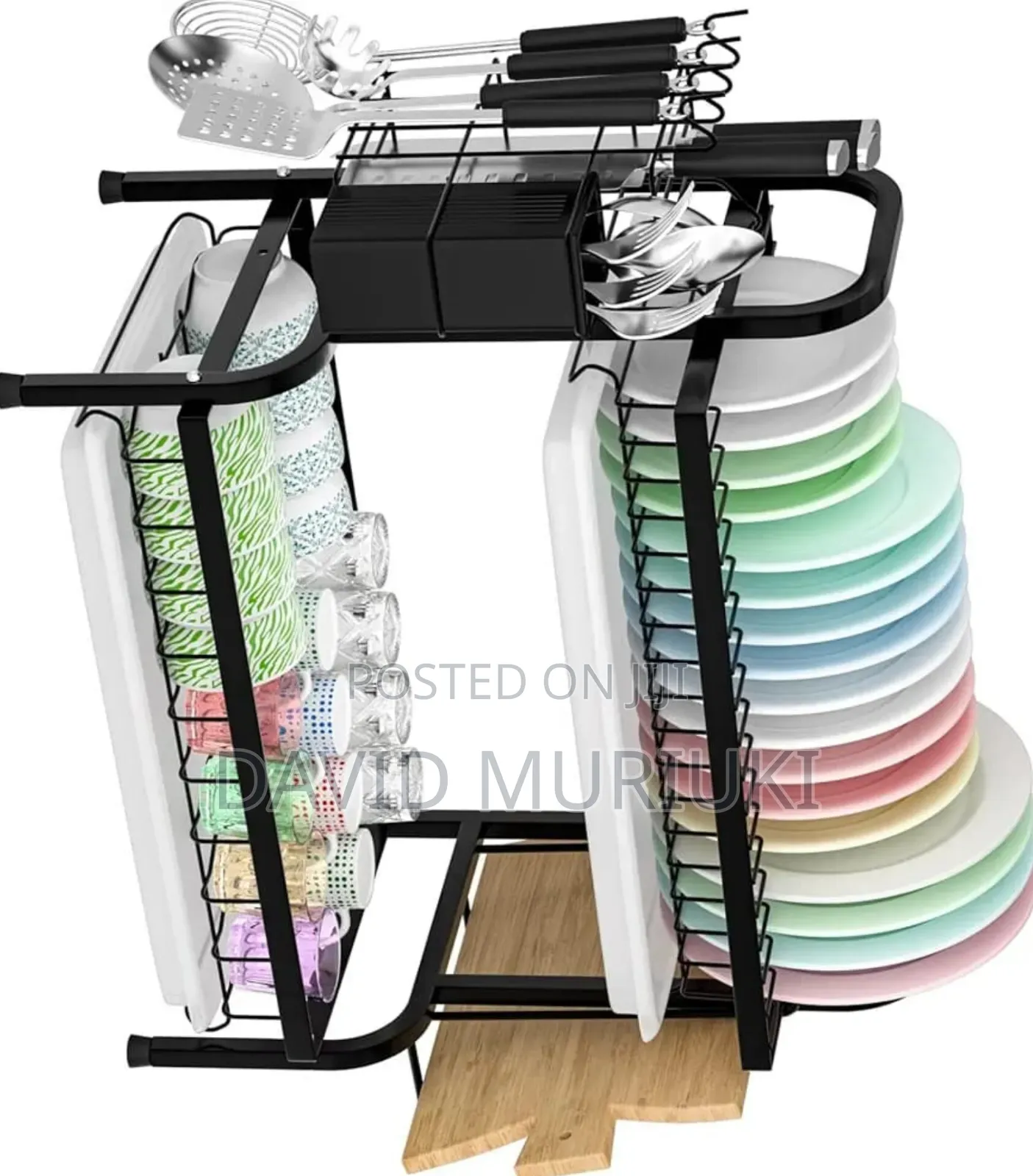 Two Tier Carbon Dishrack