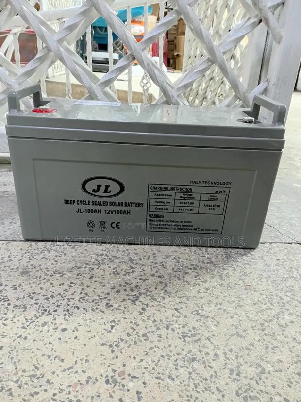 100ah Jl Deep Cycle Sealed Solar Battery 12v