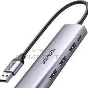 Ugreen Usb-C to Usb 3.0 Hub + Gigabit Ethernet-Cm475