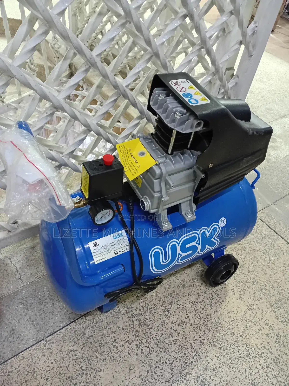 Usk 50l Air Compresser 2hp, 1500w