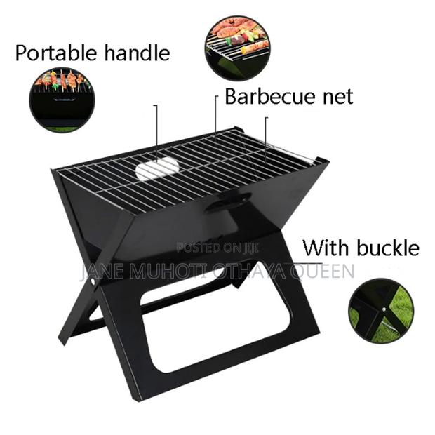 Portable X-Shape Charcoal BBQ Grill - thumbnail 2