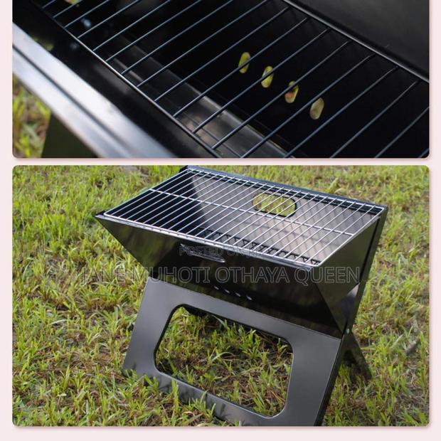 Portable X-Shape Charcoal BBQ Grill - thumbnail 4