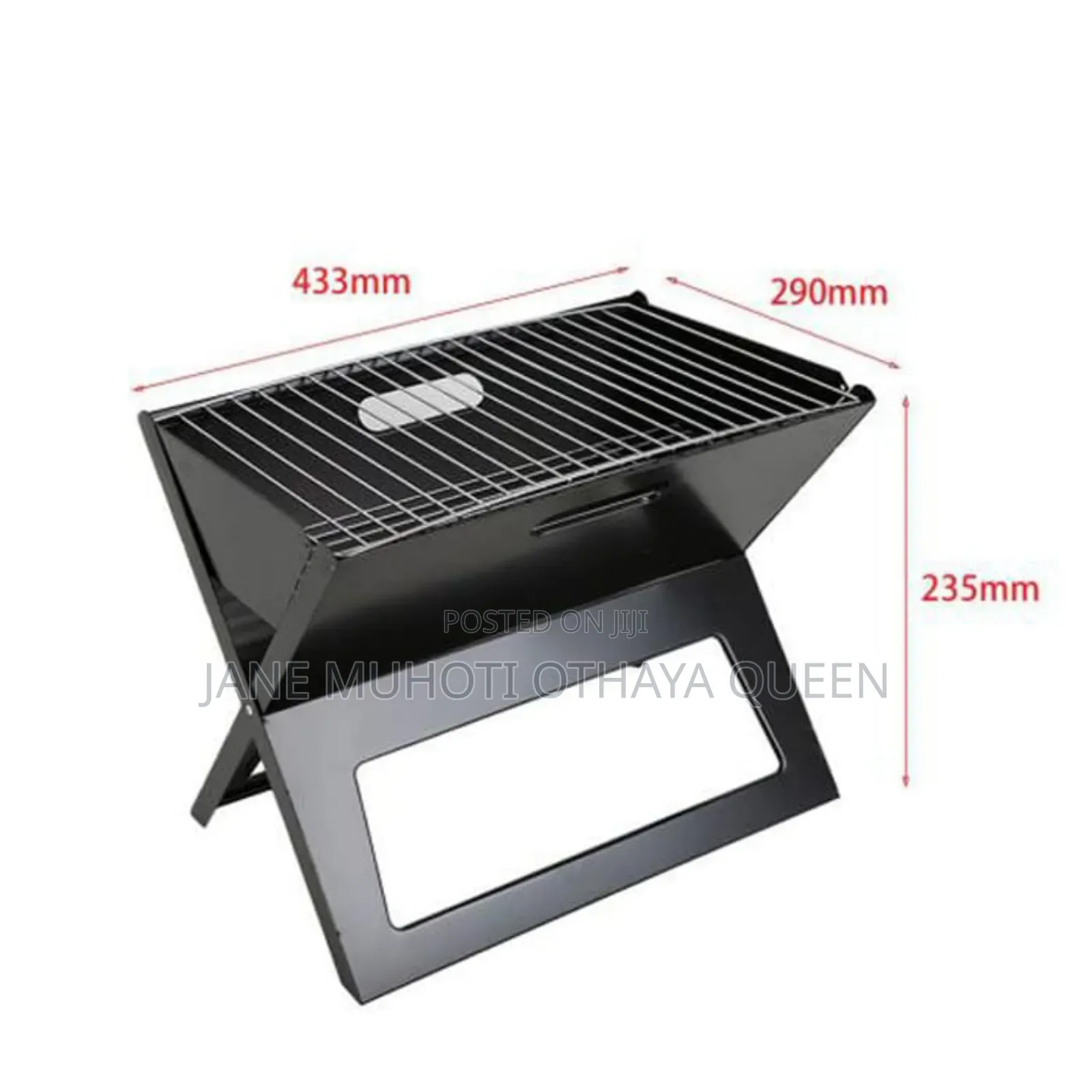 Portable X-Shape Charcoal BBQ Grill
