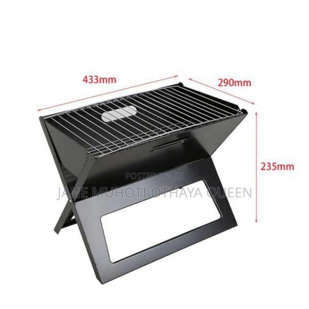 Portable X-Shape Charcoal BBQ Grill - thumbnail 6