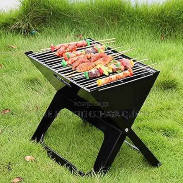 Portable X-Shape Charcoal BBQ Grill - thumbnail 7