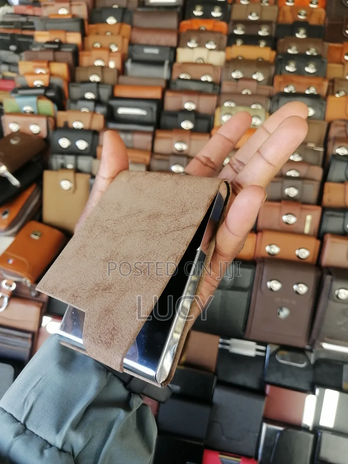 New Beige Card Holder