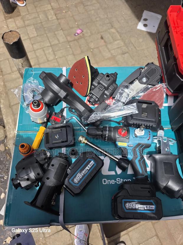 Generic Brand Cordless Power Tool Combo Kit.