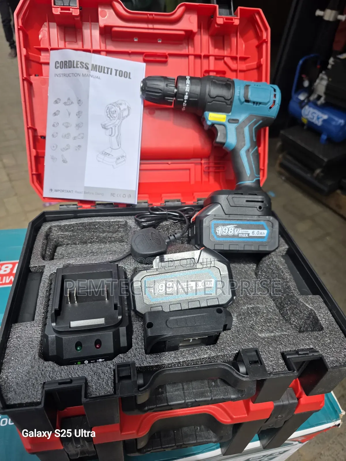 Generic Brand Cordless Power Tool Combo Kit.