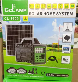 Portable Solar Power Station 12v 7ah With 4 Solar Panels