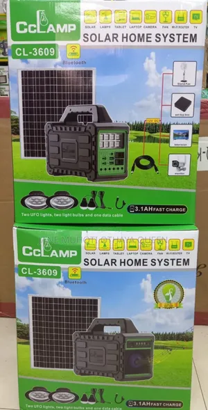 Portable Solar Power Station 12v 7ah With 4 Solar Panels