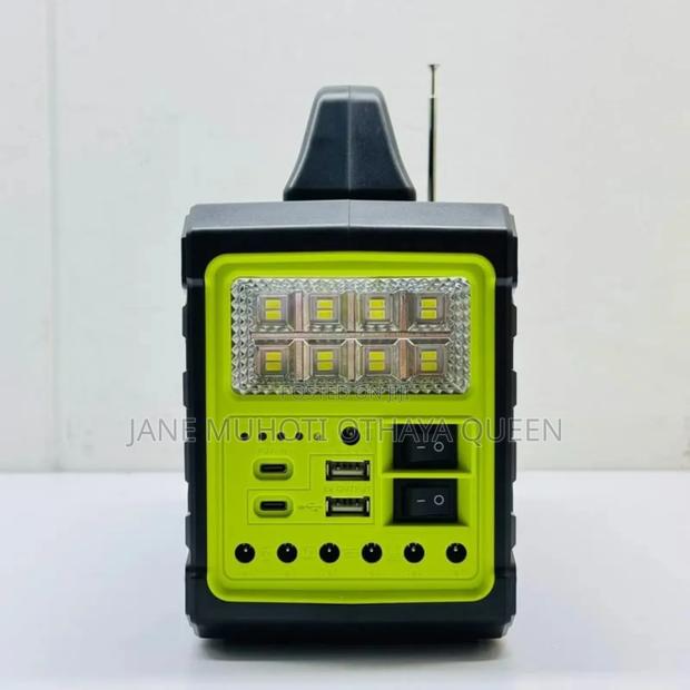 Portable Solar Power Station 12v 7ah With 4 Solar Panels - thumbnail 7