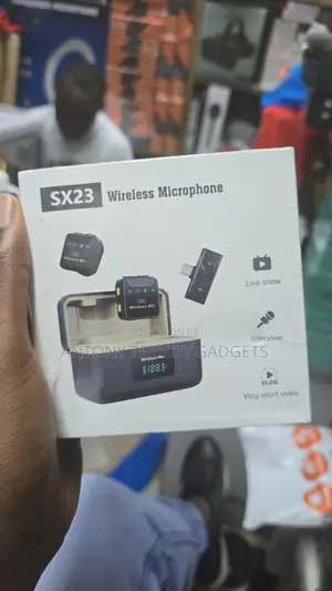 Sx23 Dual Wireless Microphone For Vlogging & Live Streaming
