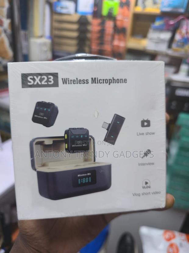 Sx23 Dual Wireless Microphone For Vlogging & Live Streaming - thumbnail 3