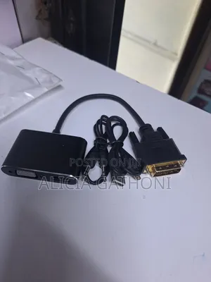 Dvi to Hdmi+Vga Adapter With Audio