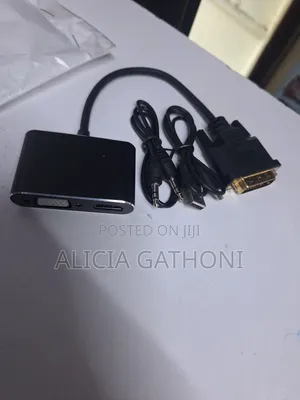 Dvi to Hdmi+Vga Adapter With Audio