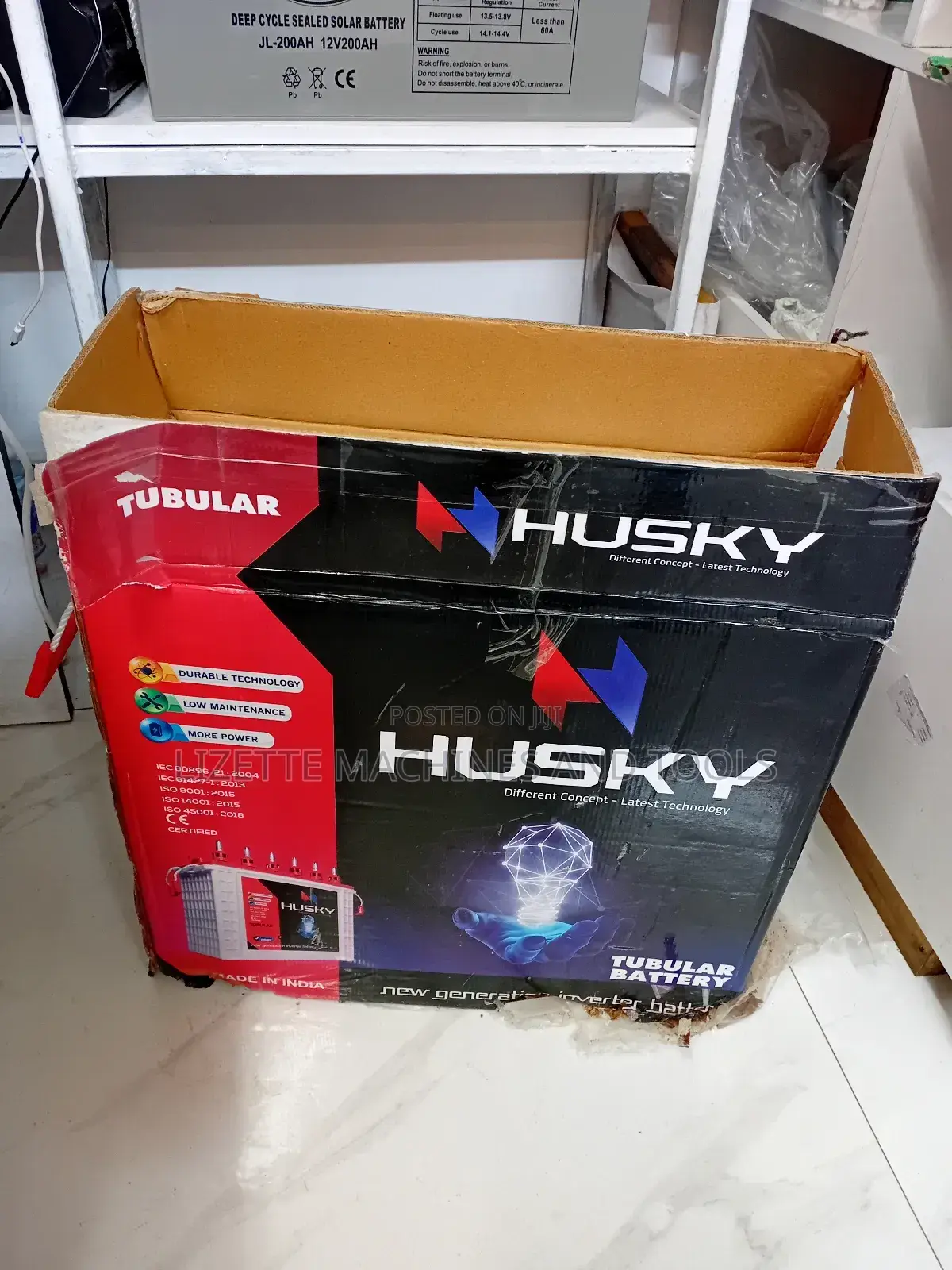 Husky 200ah Tall Tubular Solar Battert