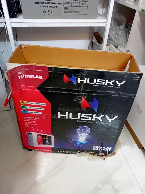 Husky 200ah Tall Tubular Solar Battert - thumbnail 3