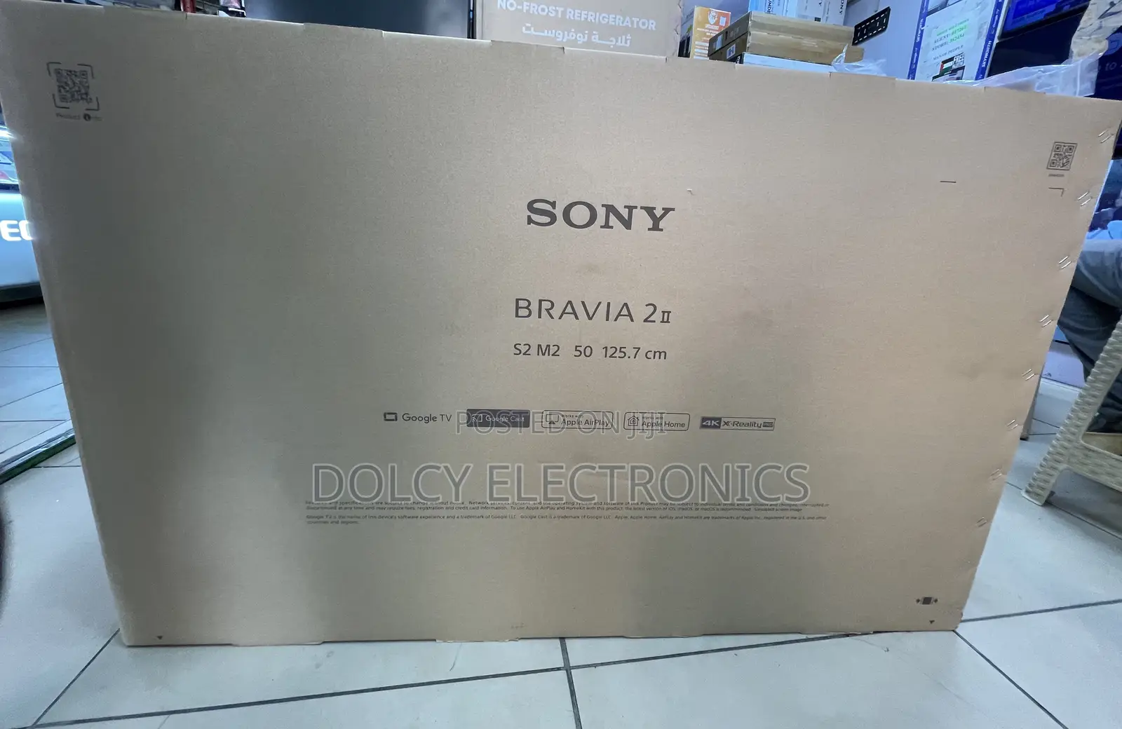 Sony 50inch Bravia 2 Ii (S2m2) 2025 4k Hdr Smart Tv