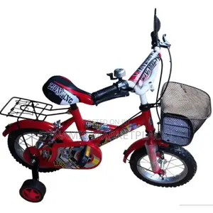 Lion King 12-Inch Kids' Bicycle (Red) With Training Wheels
