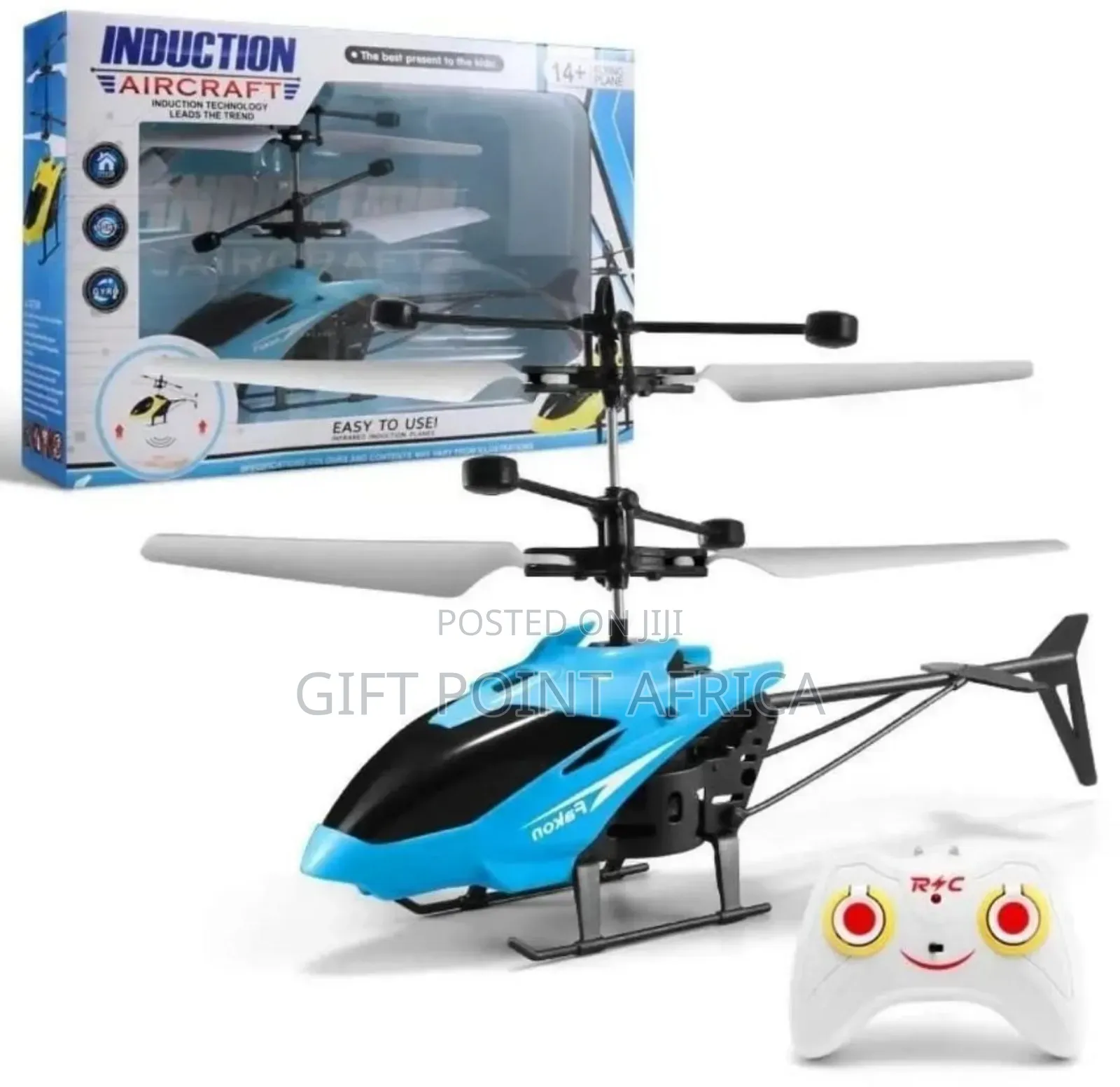 Remote Controlled Rechargeable Induction Aircraft For Kids
